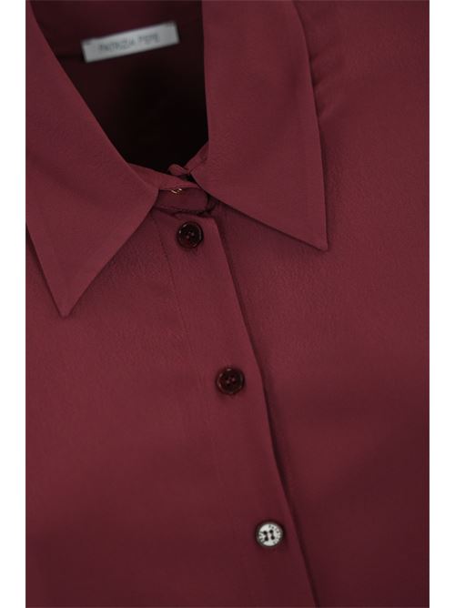 Camicia in crepe di viscosa plum elixir Patrizia Pepe | 8C0728 A8I1M511